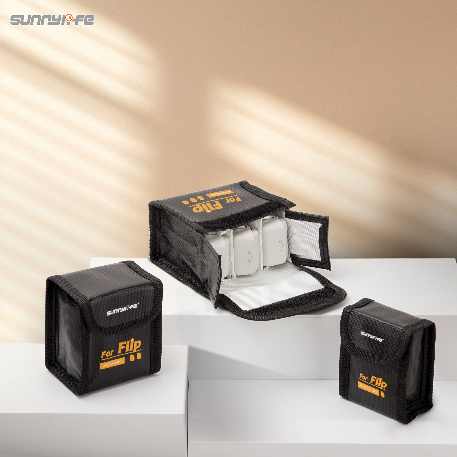 Drone Battery Bag - リチウム電池用防爆バッグ,DJIフリップ用保護バッグ,高温安全保管,ドローン用アクセサリー