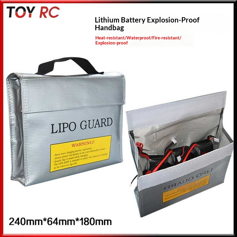 リポガード耐火性難燃性ハンドヘルドリポバッテリーセーフバッグ - Drone Battery Bag のレビューと価格