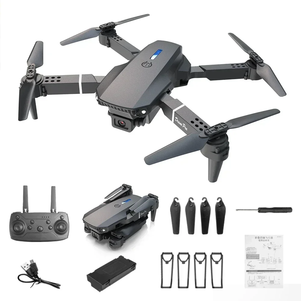 折りたたみ式E88ミニドローン、4K HDカメラ、WiFi  - Eachine Drone E58 のレビューと価格