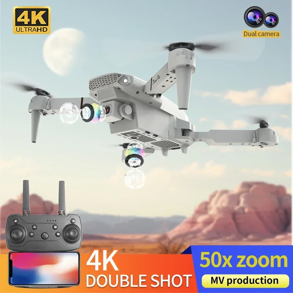 折りたたみ式E88ミニドローン、4K HDカメラ、WiFi  - Eachine Drone E58 のレビューと価格