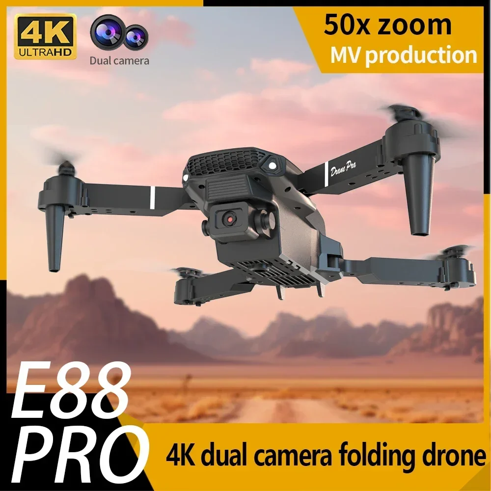 折りたたみ式E88ミニドローン、4K HDカメラ、WiFi  - Eachine Drone E58 のレビューと価格
