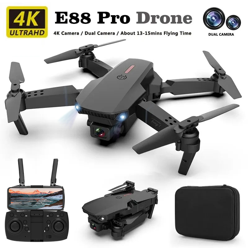 E88pro ドローンプロフェッショナル Dron オプティ - Eachine Drone E58 のレビューと価格