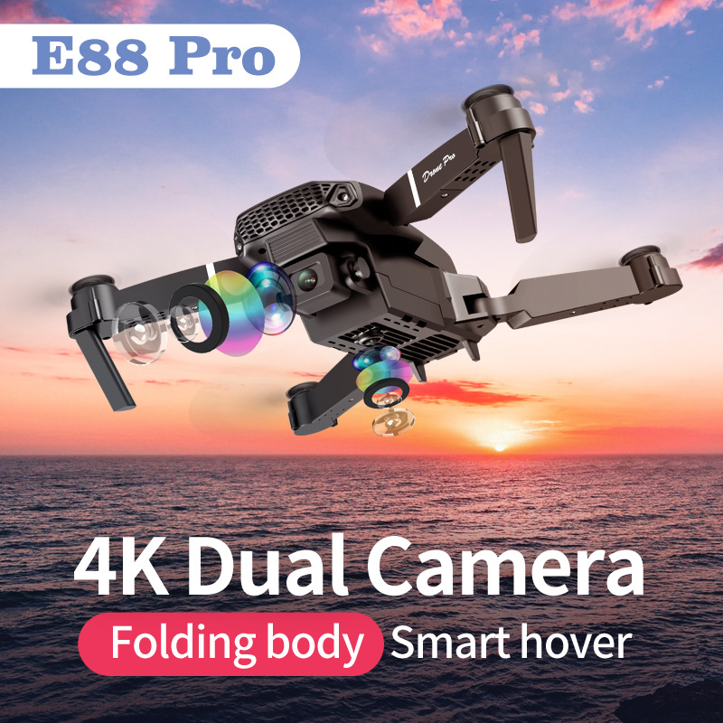 E88pro ドローンプロフェッショナル Dron オプティ - Eachine Drone E58 のレビューと価格